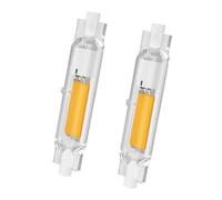 R7S 78mm LED Bulb 20W, R7s Linear Reflector Lamp J Type Double Ended, AC220-240V, 360° Beam Angle, No Twinkling, Energy Saving R7s Floodlight,Natural Light,2er Pack 118mm