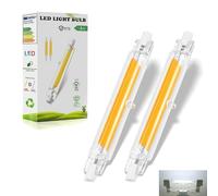 R7S Bulb 78mm LED Dimmable 10W, Linear 10W R7S 78mm, Equivalent to 100W Halogen, Cool White 6000K 1000LM, 360° Beam Angle, Energy Saving for Ceiling Floodlight, Wall Lamp, 4PCS