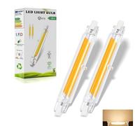 R7S Bulb 78mm LED Dimmable, Light Bulb Linear R7S 78mm, R7S LED 78mm 10W Equivalent to 100W Halogen Lamp, R7S 78mm LED Warm White 3000K 1000LM, 360° Beam Angle for Ceiling Floodlight Lamp, 4PCS