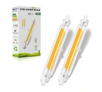 R7S Dimmable LED Light Bulb 20W J118 Natural White 4000K COB Filament Chip J Type Linear Light Bulb Double Ended Reflector Light 200W Halogen Replacement Energy Saving R7s Floodlight (2 Pack)