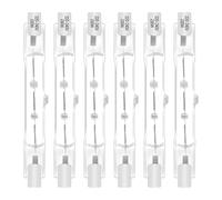 R7S Halogen Bulb 118mm 230W 230V, Dimmable Halogen Linear Light Bulb, 2800K Warm White, 4200lm, J78 Security Light Bulb 118mm, for Floodlight, Security, Landscape, Floor Lamps, Work Light, 6 Pack