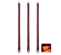 R7S Halogen Bulb 254mm 1000W Dimmable, J-Type R7S Halogen Light Bulb, 1000lm, Double-Ended Push Fit Linear Lamp, 1000W J254 Infrared Tube, No Flicker, 220V Quartz Heat Lamp, 360° Beam Angle, 3 Packs