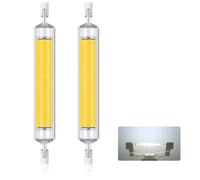 R7S LED Bulb 118mm 30W Dimmable, Equivalent to 100W 200W R7S Halogen Lamp, 2000LM Linear LED Bulb, 360° Beam Angle,Cool White 2Pcs,78mm 10W