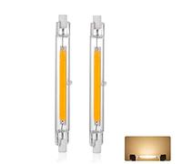 R7S LED Bulb 118mm Dimmable, LED R7S 118mm 20W Light Bulb, Equivalent J118 200W Halogen, 2000LM, Warm White 2700K, R7S COB Double Ended Reflector Linear Lamp for Ceiling Wall Lamp, 2 Pack