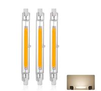 R7S LED Bulb 118mm Dimmable, LED R7S 118mm 30W Light Bulb, Equivalent J118 300W Halogen, 3000LM, Natural White 4000K, R7S COB Double Ended Reflector Linear Lamp for Ceiling Wall Lamp, 3 Pack