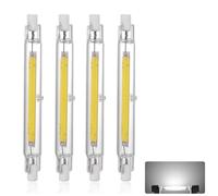 R7S LED Bulb 189mm Dimmable, LED R7S 189mm 30W Light Bulb, Equivalent J189 300W Halogen, 3000LM, Cold White 6000K, R7S COB Double Ended Reflector Linear Lamp for Ceiling Wall Lamp, 4 Pack