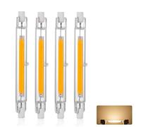R7S LED Bulb 189mm Dimmable, LED R7S 189mm 30W Light Bulb, Equivalent J189 300W Halogen, 3000LM, Warm White 2700K, R7S COB Double Ended Reflector Linear Lamp for Ceiling Wall Lamp, 4 Pack