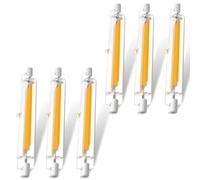R7S LED Bulb 78mm, 10W R7S 78mm LED COB Light, Dimmable Cool White 6000K, Double Ended Reflector Bulb, 100W R7s Halogen Bulbs Replacement, 360°Beam Angle for Ceiling Floodlight Lamp, 6PCS