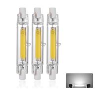 R7S LED Bulb 78mm Dimmable, 15W Light Bulb, Equivalent J78 150W Halogen, 1500LM, Cold White 6000K, COB Double Ended Reflector Linear Lamp for Ceiling Wall Lamp, 3 Pack