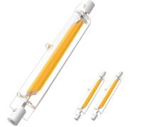 R7S LED Dimmable Bulb 118mm 20W Linear Light Warm White 3000K J118 Type Double Ended Reflector Bulb Replacement 200W R7S LED Halogen Bulb for Ceiling Floodlight Lamp Wall Lamp (3-Pack)