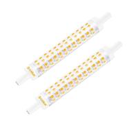 R7s LED Linear 118mm Light Bulb 14W Super Bright 1400LM Wide 15mm Double Ended J118 J Type Non-dimmable Cool White 6000K Equivalent 130W Halogen Lamp (2-Pack)