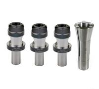 R8 ER20 Collet Chuck Kit 3PCS 3/4 ER20 1.38 for TTS Tool Holder High Precision CNC Workholding Set for Metalworking, Industrial R8 ER20 Collet Chuck System