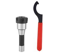R8-ER32 Collet Chuck Holder,Spring Collet Chuck Holder,High Accuracy R8-ER32 Collet Chuck Holder Milling Cutter Tool + 1Pcs Hook Wrench