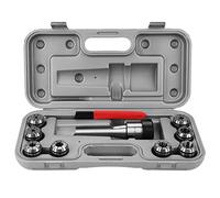 R8 Shank ER32 Collet, 10 Pcs/Set ER32 Collet, R8 Bridgeport Shank, Wrench in Fitted Box, 10 Pcs ER40 Collet Set for CNC Processing Center Collet Set