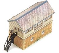 R8005 OO Gauge Signal Box - Model Railway Accessories, Miniature Diorama Scenery for Hornby Train Sets - Lifelike Train Signal Box Model - Scale 1:76