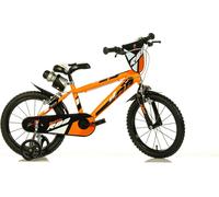 R88 14" Kids Bike Dino Bikes Orange One Size