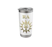 Ra Ancient Egyptian God Sun God Ankh Stainless Steel Insulated Tumbler