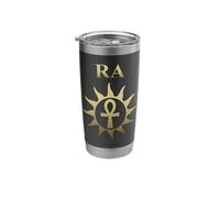 Ra Ancient Egyptian God Sun God Ankh Stainless Steel Insulated Tumbler