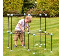 RA-HOMESTORE® Build Your Own Hideaway Den Includes: 30 x Poles 20 x Balls Have some fun in the sun with this Builds Your Own Hideaway Den.