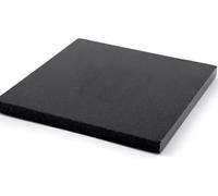RA-HOMESTORE® New Black Granite Trivet, Crafted from Granite, Resistant Worktop Protector From Scratch and Knife Mark, Also Resists Food Discolouration, Easy to Wipe Clean - 20cm x 20cm x 1.5cm.
