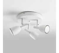 RA-HOMESTORE® New Ceiling Light with 3 Bulbs is Both Decorative and Practical, an Array of Home Décors, Great for Illuminating Any Hallway, Living Room or Bedroom - White.