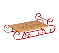 RA-HOMESTORE® New Christmas Make it Merry Sleigh Serve Board, Perfect for Serving Sweet Nibbles (30 x 19cm)