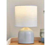 RA-HOMESTORE New Contemporary Design Ceramic Table Lamp, Comes with A Traditional Fabric Light Shade, Easy to Switch, Perfect for Illuminating Your Home Decor - Air.