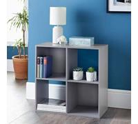 RA-HOMESTORE New Fabulous Lokken 4 Cube Shelving Unit - Grey