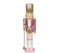 RA-HOMESTORE® New Mesmerising Nutcracker 38cm in Pink - An Ornament To Surely Display and Match With The Pink Theme