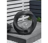 RA-HOMESTORE® New Solar Wembury Multicoloured Light Statue Easy Solar Charging and Bright Multicoloured Light Make it Perfect For Elegant Patios.- Grey
