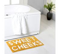 RA-HOMESTORE® New Super Soft and Cheeky Sweet Cheeks Slogan Bath Mat (75cm x 45cm)