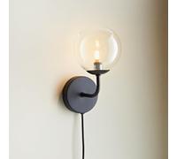 RA-HOMESTORE® New Wall Light Black, Place This Wall Lamp Around Your Bed Frame in A Cosy Reading Nook, Living Room, to Create A Warm Glow to Any Space with an Elegant, Sophisticated Feel.