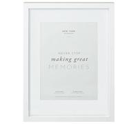 RA-HOMESTORE® New York Box Photo Frame A4, Versatile Décor Perfect Addition to Any Home or Office, Showcasing your Photos, Art or Prints with a Touch of Sophistication. (White)