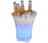 RA-HOMESTORE Party Ice Bucket Bluetooth Speaker 2-in-1 Wine Cooler & Speaker Wireless Bluetooth Connection 10W Speaker Up to 6 Hours Play Time Rechargeable Battery Colour Changing Lights