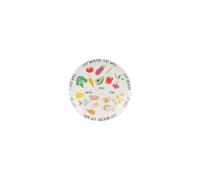 RA-HOMESTORE® Porcelain Round Healthy Eating Portion Plate (27cm)