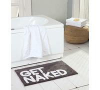 RA-HOMESTORE® Super Soft Grey Get Naked Bath Mat, A Luxurious Bathroom Essential