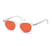 Ra Optics Clyde Frame with Sunset Lenses - Premium, Science-Based Blue Light Glasses for Sleep - Block Sleep-Disrupting Blue Light from TV’s, Phones, Computers - Proven to Increase Sleep Quality