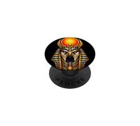 Ra Sun Disk Falcon God Ancient Egyptian Mythic Art PopSockets Adhesive PopGrip