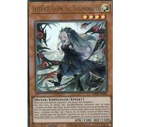 RA04-DE043 - Conductive Quem, the Virtuous - Ultra Rare - German - 1st Edition - Quarter Century Stampede - with MZTCG Shipping Protection Yugioh