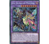 RA04-DE054 - The Dark Magicians - Secret Rare - German - 1st Edition - Quarter Century Stampede - With MZTCG Shipping Protection Yugioh