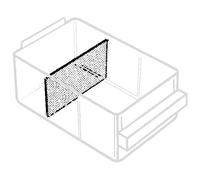 Raaco 113298 Drawer Cabinet Dividers 24 Pieces ESD PP 87x49mm for ...