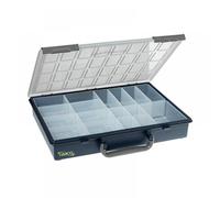 Raaco 136228raaco Compartment box Assorter PSC 55 4x8-17, Polypropylene,337x258x57 mm,Blue/Transparent