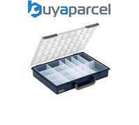Raaco 136228raaco Compartment box Assorter PSC 55 4x8-17, Polypropylene,337x258x57 mm,Blue/Transparent