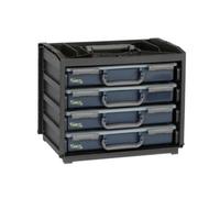 Raaco Handybox 55 x 4 Tray Engineers Portable Parts Storage Service Unit 136242