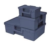 Raaco Solid 2 Storage Box Case with lid Handle Heavy Duty All Plastic