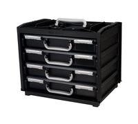 Raaco 137225 HandyBox 55 x 4 - Black/Silver