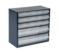 Raaco 137560 616-123 Metal Cabinet 16 Drawer