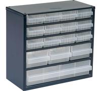 Raaco 16 Drawer Metal Cabinet