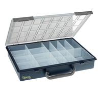 Raaco 136228raaco Compartment box Assorter PSC 55 4x8-17, Polypropylene,337x258x57 mm,Blue/Transparent