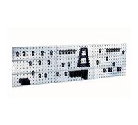 Raaco 3 Perf Panels With 44 Assorted Super Clips